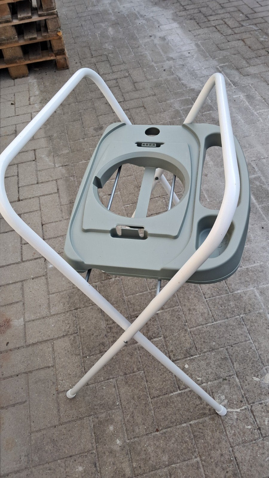 babybadje staander, Ophalen, Zo goed als nieuw, Badje, Standaard