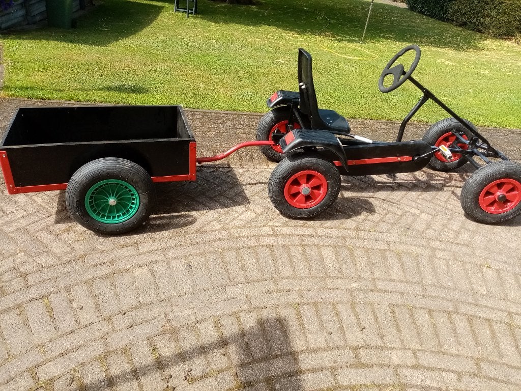 gocart, duozit met kiepkar, Enlèvement, Utilisé, Avec chariot ou remorque