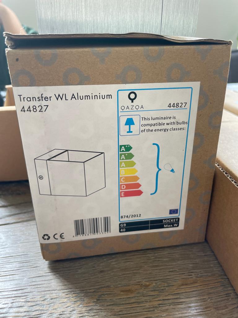 Qazqa wandlamp, Ophalen, Zo goed als nieuw