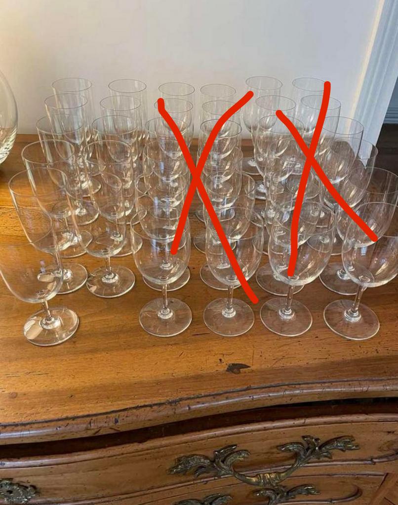 Flutes champagne Cristal Baccarat Perfection, Enlèvement, Comme neuf