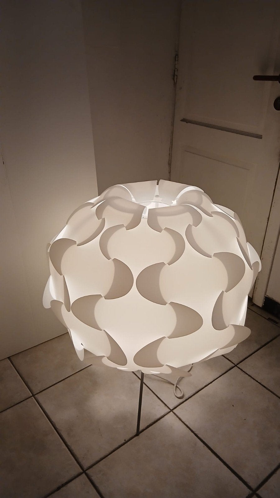 Grande lampe boule Fillsta Ikea rétro années 90, IKEA, Enlèvement