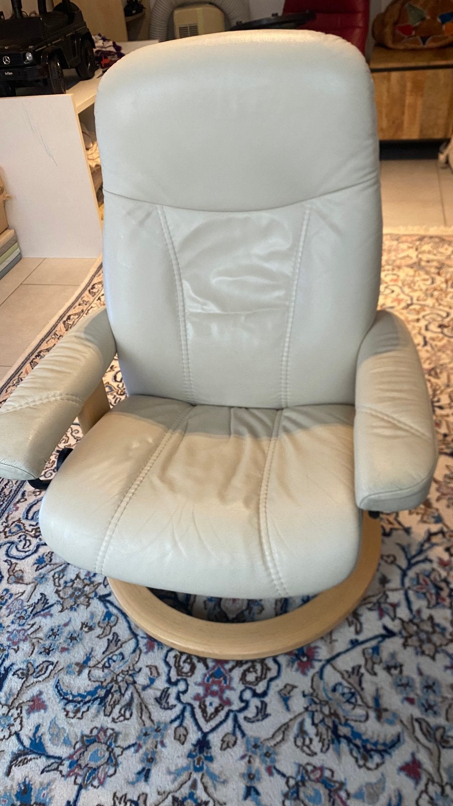 Prachtig Stressless Relaxstoel - Zo goed als nieuw, Ophalen, Zo goed als nieuw, Hout