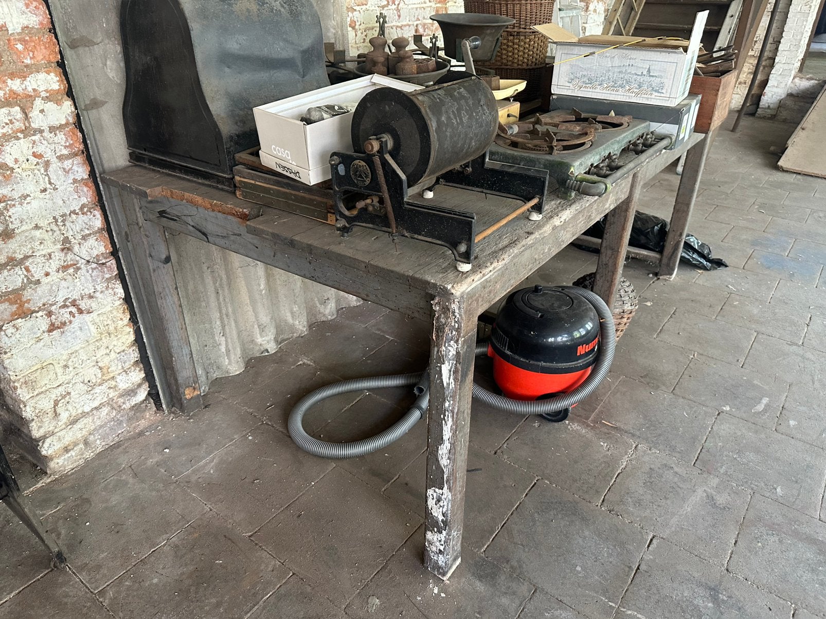 Werktafel, Bricolage & Construction, Établis, Enlèvement, Utilisé, 170 cm ou plus