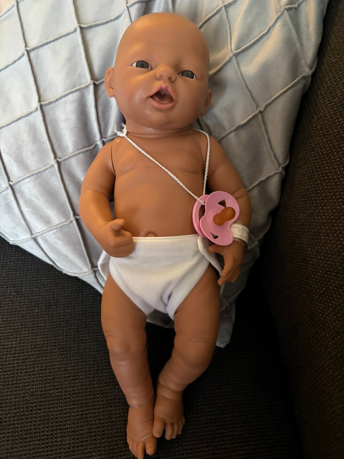 Levensechte babypop The Doll Factory, Verzamelen, Ophalen, Zo goed als nieuw, Babypop