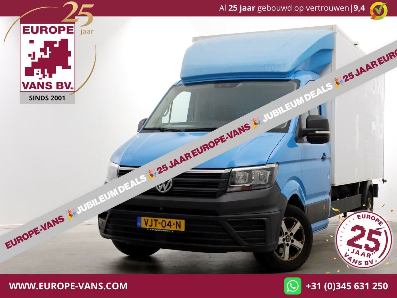 Volkswagen Crafter 35 2.0 TDI E6 Bakwagen met achterdeuren 2, Blauw, Bedrijf, ABS, 277 g/km