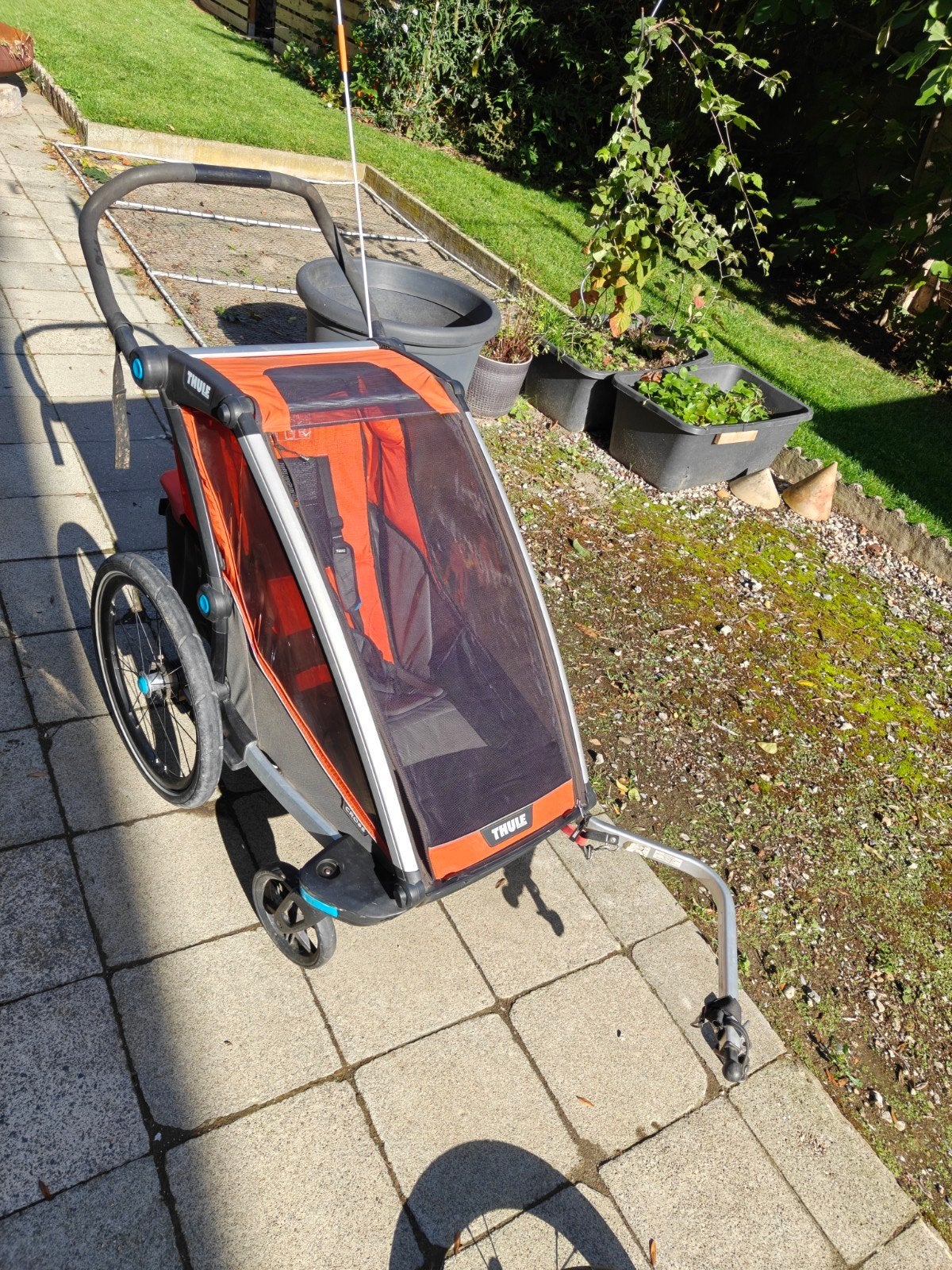 Thule chariotte cross 1, Fietsen en Brommers, Ophalen, Gebruikt, Vering, Thule / Chariot