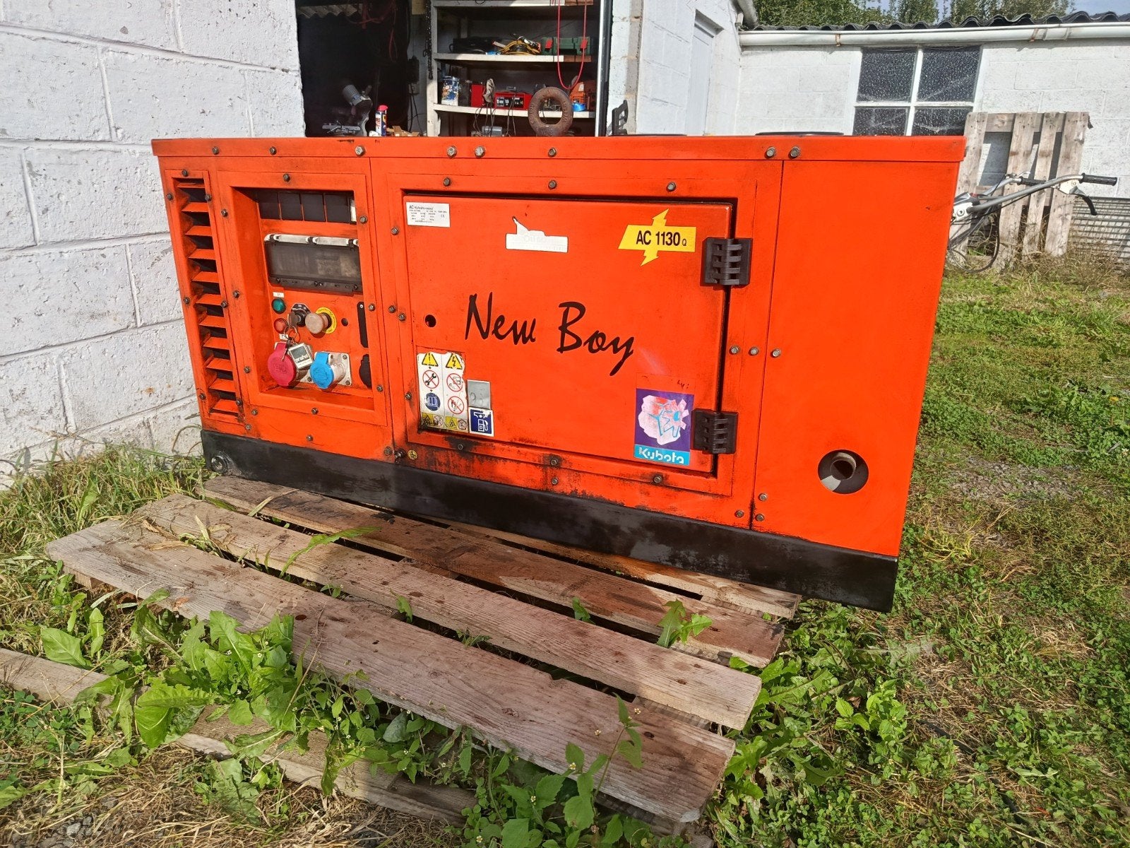 groupe électrogène europower 13kva, 10 à 30 kVA, Démarrage électrique, Enlèvement, Utilisé