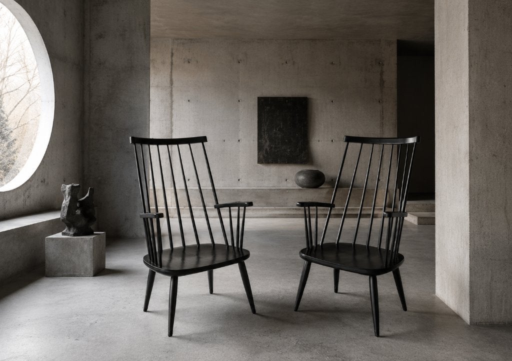 Vintage Midcentury Scandinavische loungestoelen 1960., Antiek en Kunst, Antiek | Meubels | Stoelen en Sofa's, Ophalen