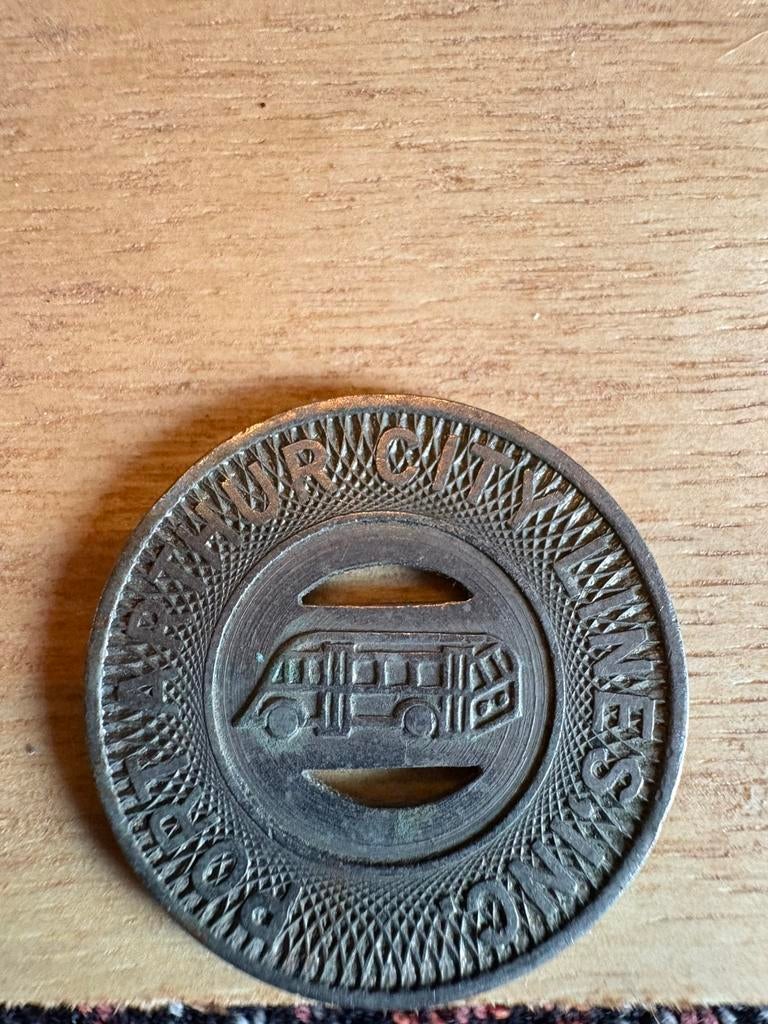 Port Arthur City Lines token 1948, Enlèvement ou Envoi