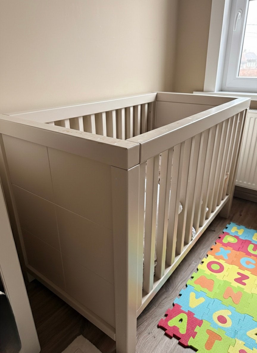 Prachtige Quax Babykamer: Bedje + Commode (NIEUW in doos!), Ophalen, Zo goed als nieuw