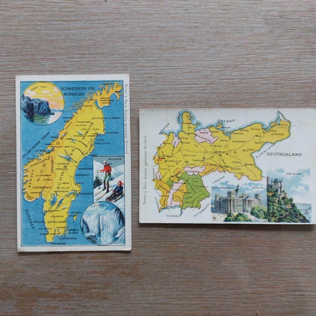 2 oude postkaarten uitgave Stijfsel Remy, Verzamelen, Ophalen of Verzenden