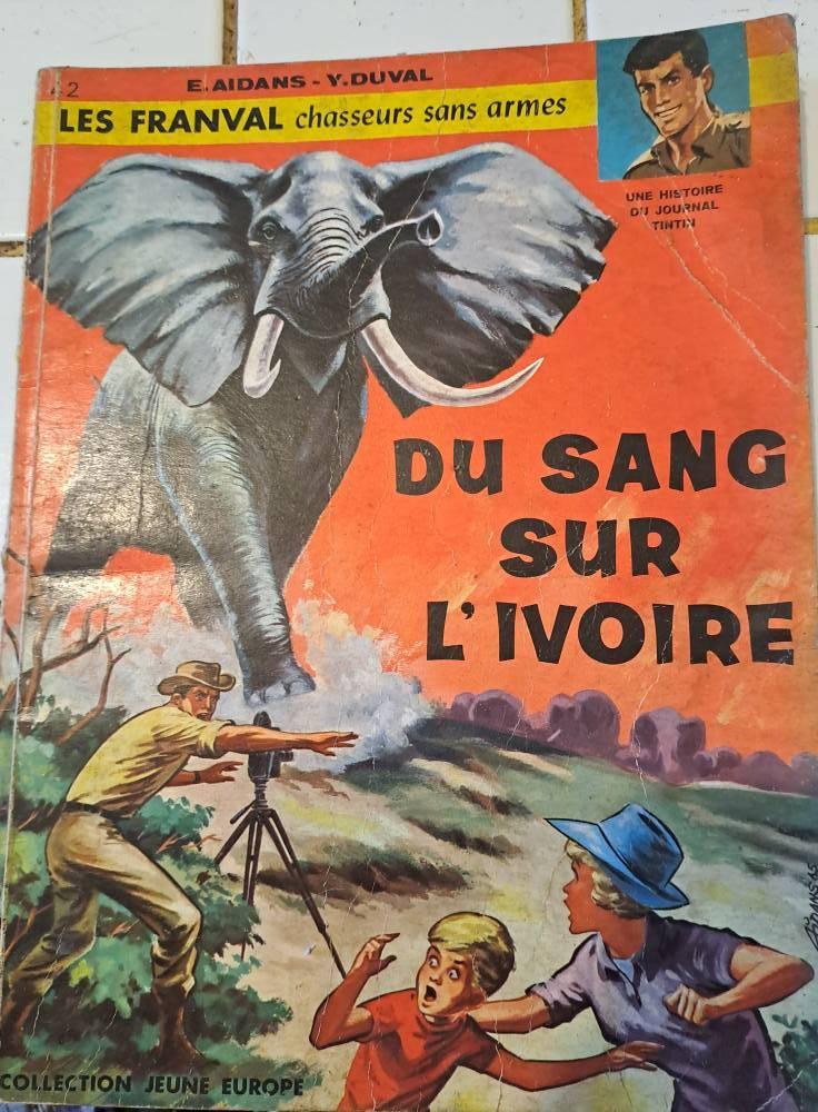 Les Franval Du sang sur l'Ivoire EO, Livres, BD, Une BD, Utilisé, Enlèvement, Aidans-duval