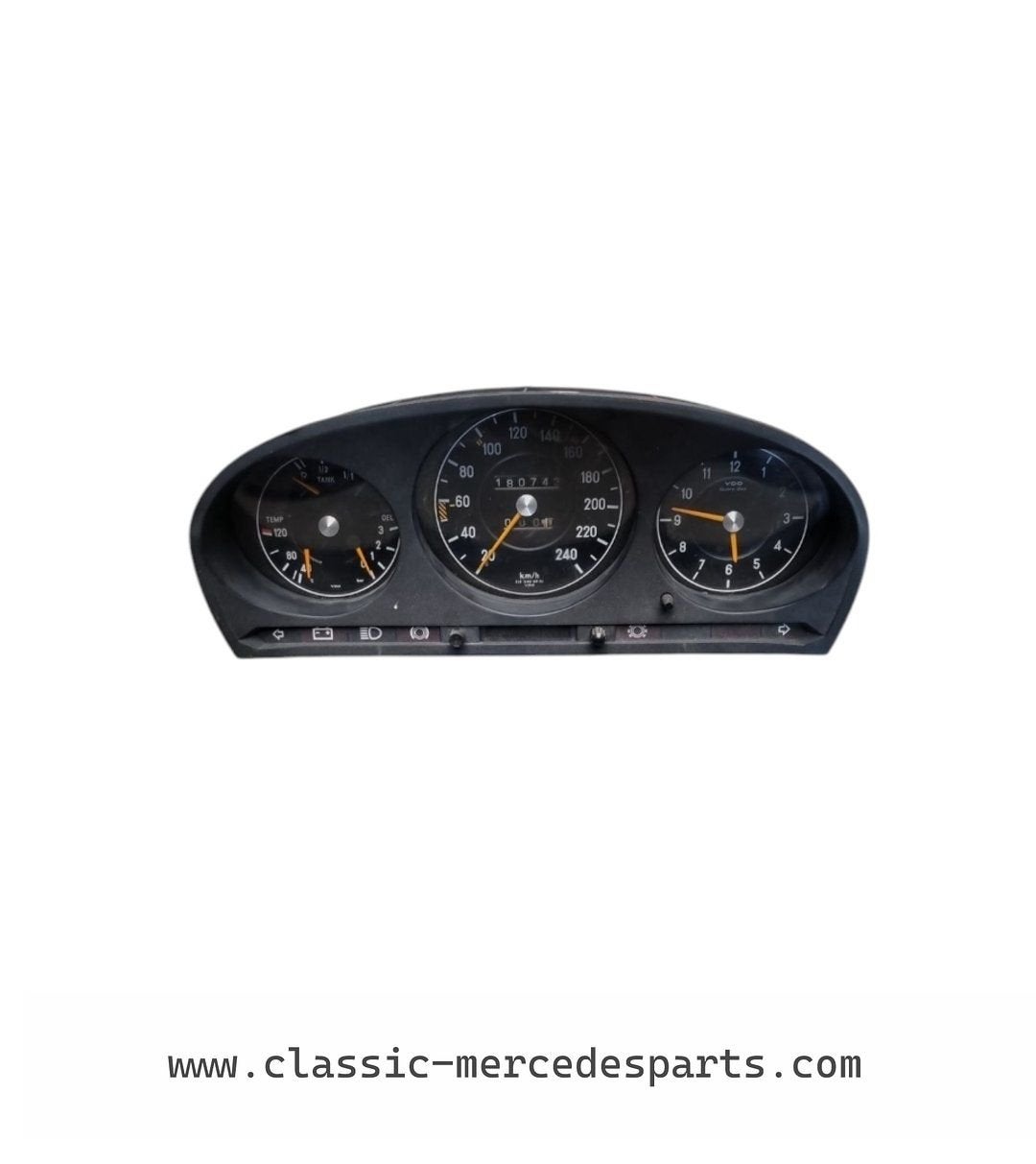 Tellerhuis / combi instrument Mercedes  w116  1165422801, Gebruikt, -, Ophalen of Verzenden, -