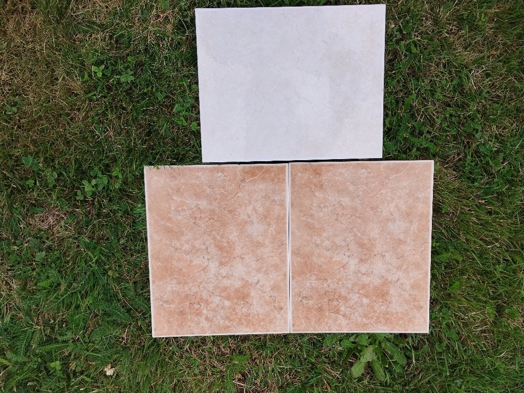 Wandtegels orange en wit, Doe-het-zelf en Bouw, Tegels, Ophalen, Overige materialen, Wandtegels, Nieuw