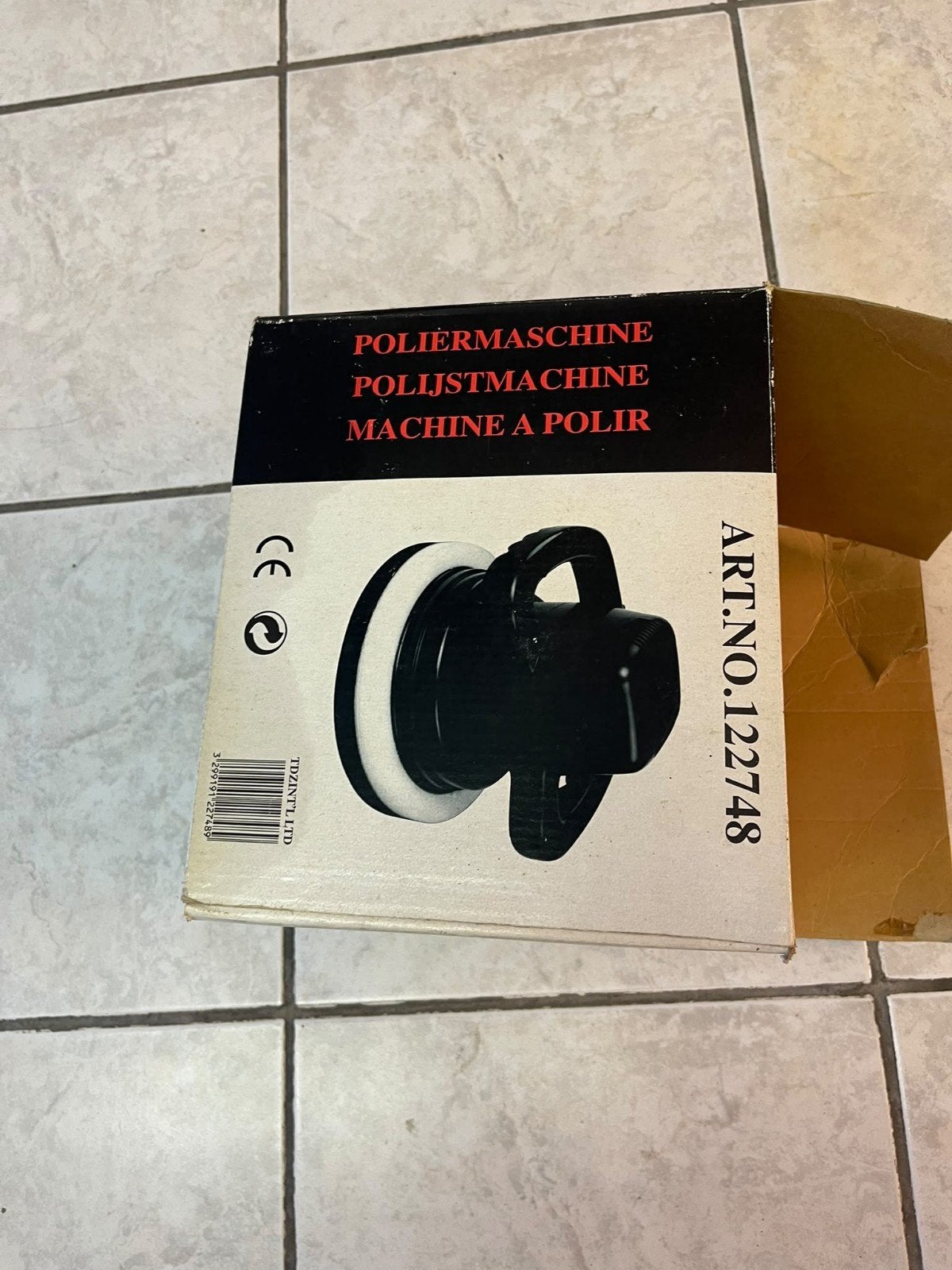 Machine à polir pour voiture 110 W, avec boîte et étui de po, Enlèvement, Utilisé