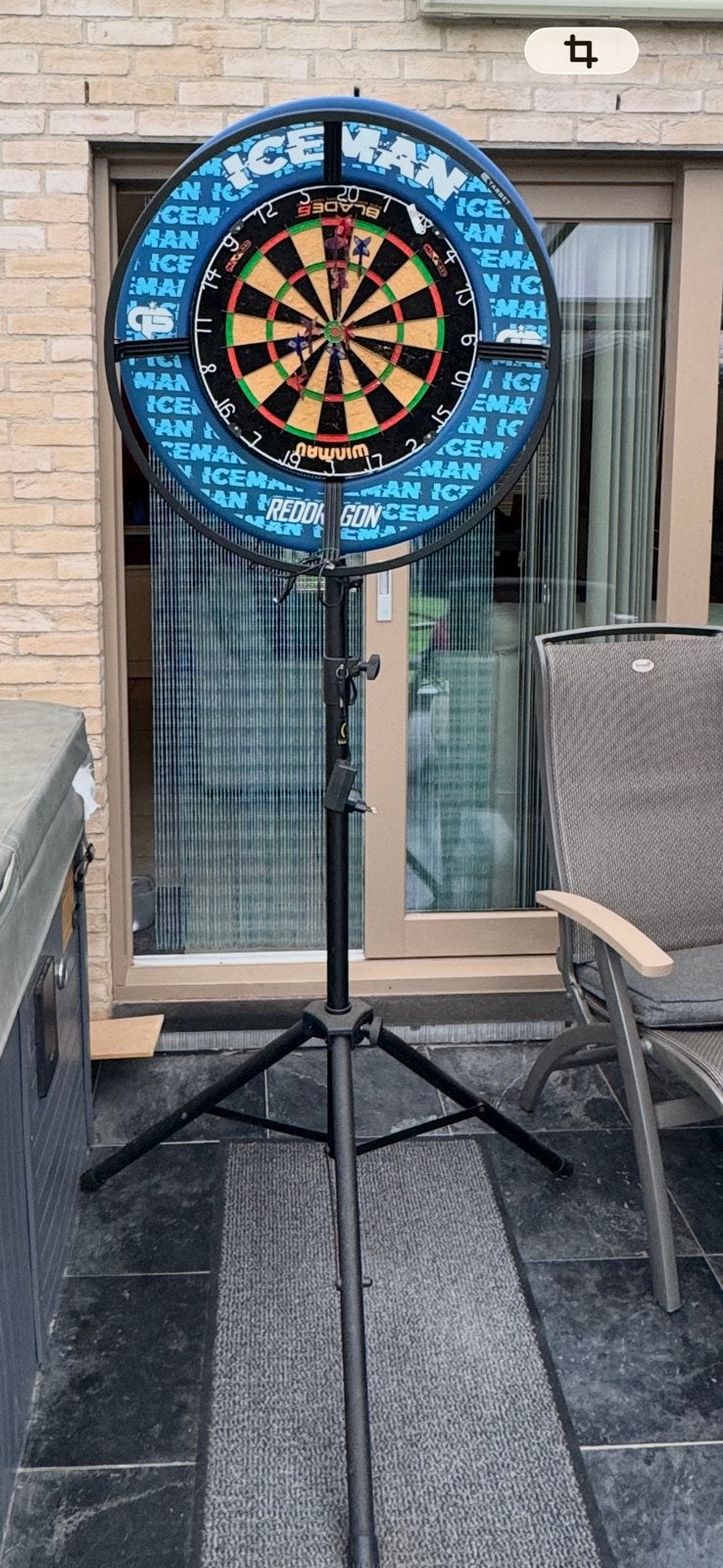 darts oostelling, Enlèvement, Comme neuf, Cible de fléchettes