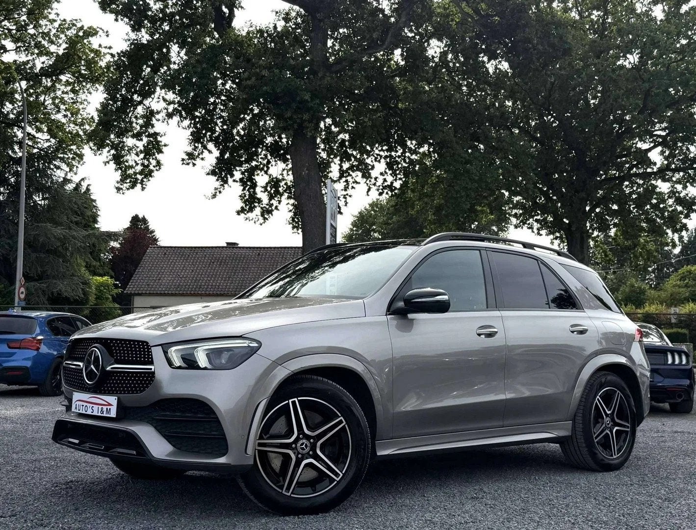 Mercedes-Benz GLE 350 de 4-Matic PHEV AMG line BTW 2022 Pano, Automaat, 5 zetels, 5 deurs, Zilver of Grijs