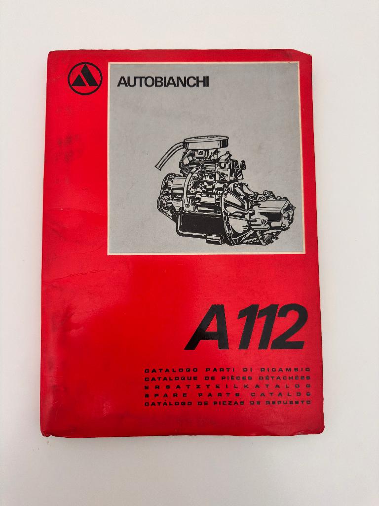 Autobianchi A112 / A111 originele werkplaatsboeken 1970, Enlèvement