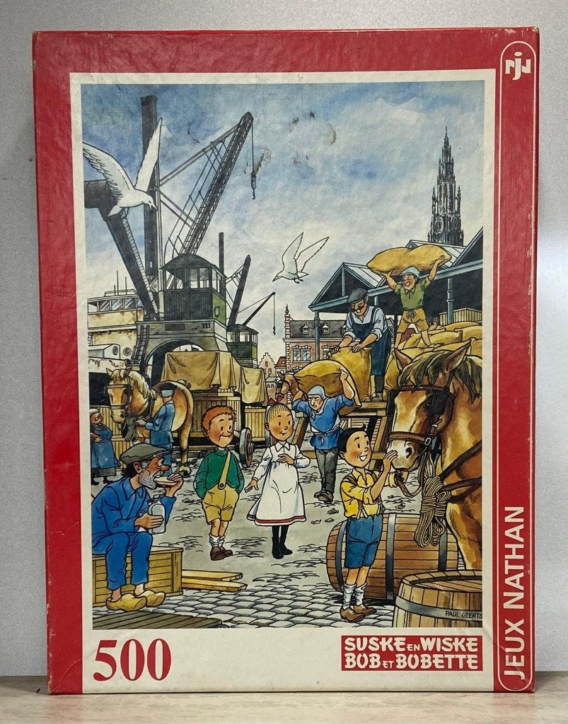 Suske en Wiske Puzzel "De Zeven Schaken"– 500 stuks–COMPLEET, Ophalen, Suske en Wiske, Gebruikt, Overige typen