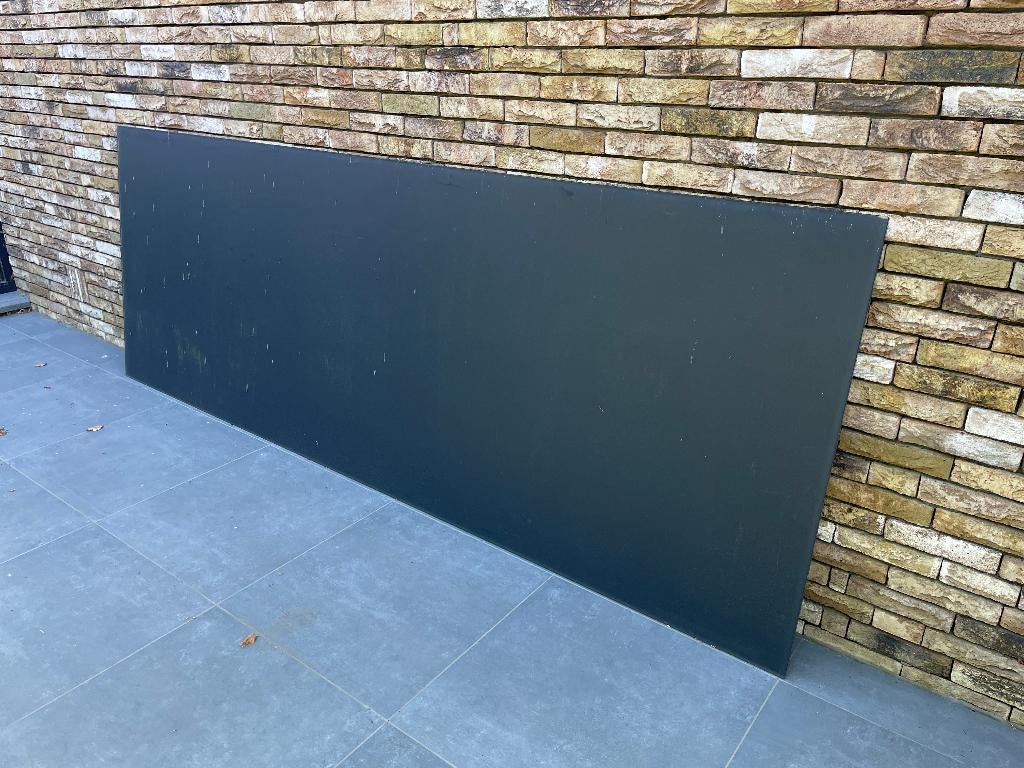 Tuintafelblad - tempered glass (antraciet), Tuin en Terras, Tuintafels, Ophalen, Zo goed als nieuw, Rechthoekig, Overige materialen