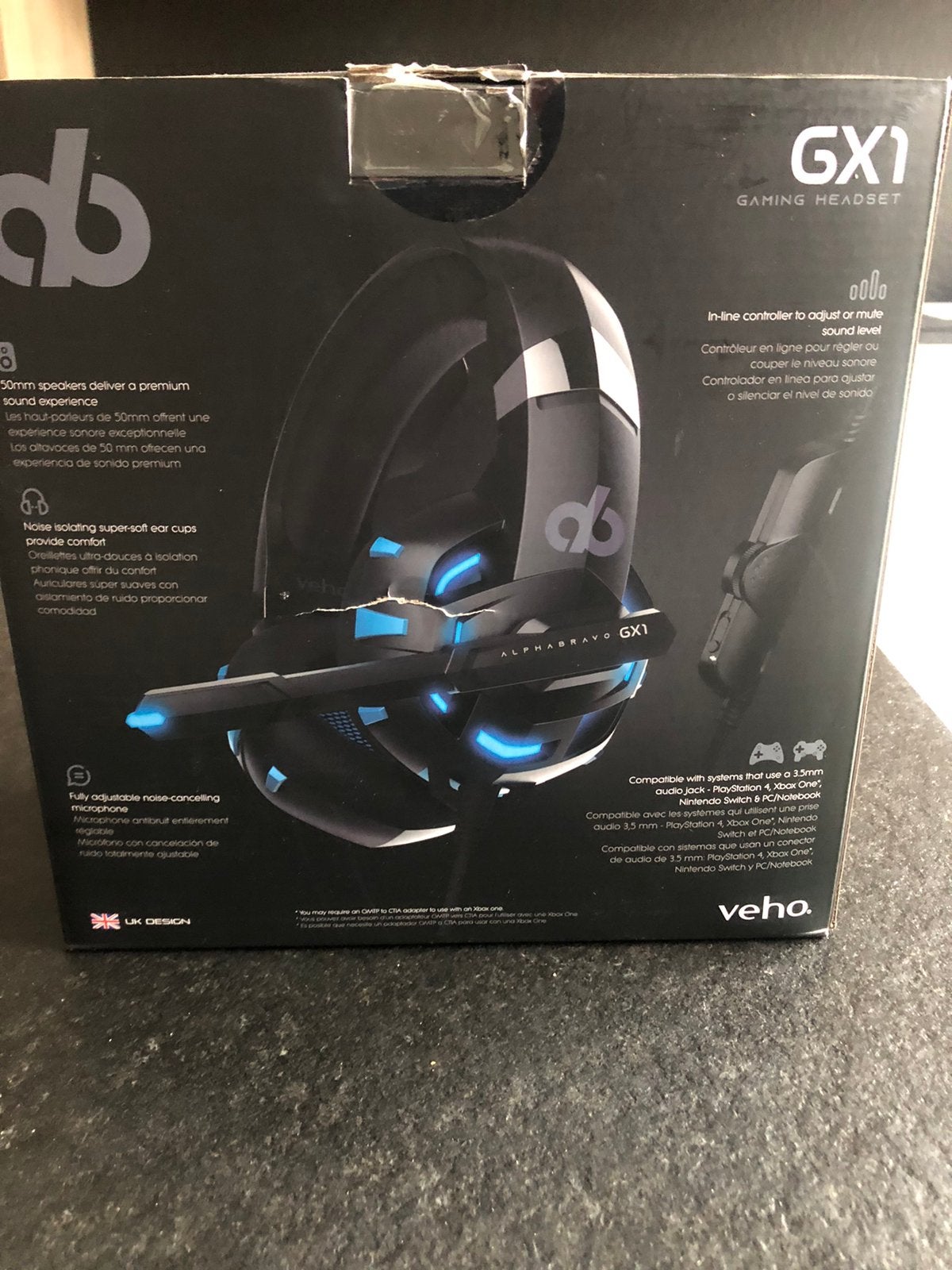 Headset koptelefoon play 4, Ophalen, Zo goed als nieuw