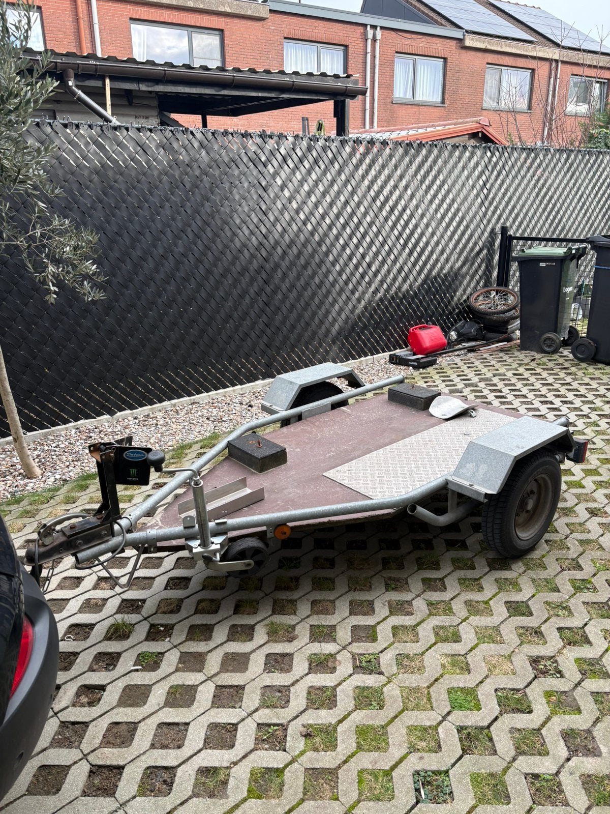 motor aanganger, Auto diversen, Aanhangers en Bagagewagens, Ophalen, Gebruikt