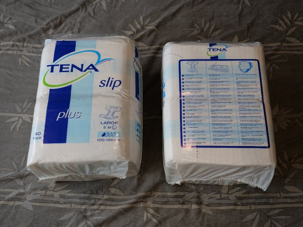 Vintage Tena Slip volwassen luiers / pampers maat large, Verzenden