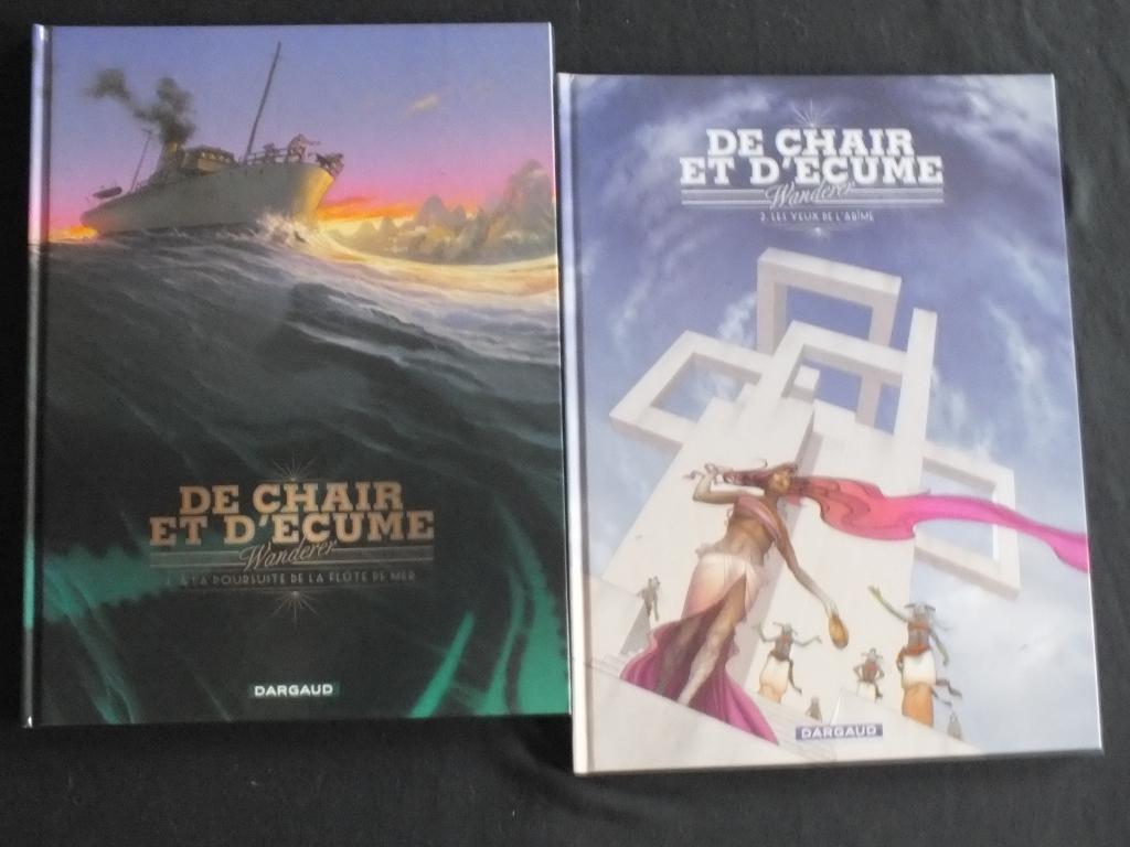 DE CHAIR & DE SANG /2 ALBUMS EO/.     DARGAUD, Neuf, Série complète ou Série, WANDERER, Enlèvement ou Envoi