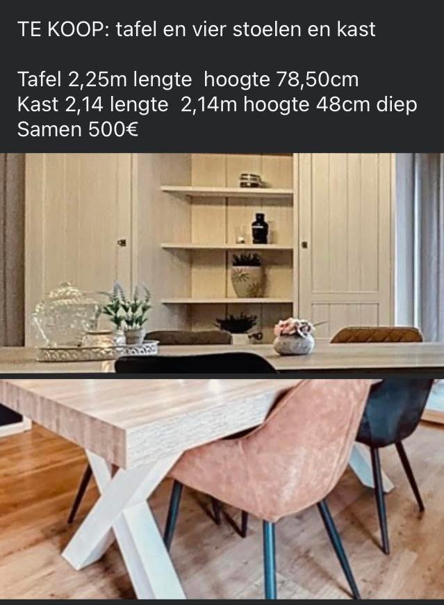 Meubels, Huis en Inrichting, Tafels | Eettafels, Ophalen, Zo goed als nieuw