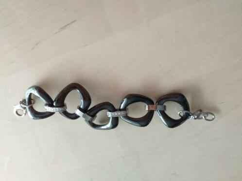 Nieuwe zwarte ongedragen armband van Victoria, Handtassen en Accessoires, Armbanden, Nieuw, Ophalen of Verzenden