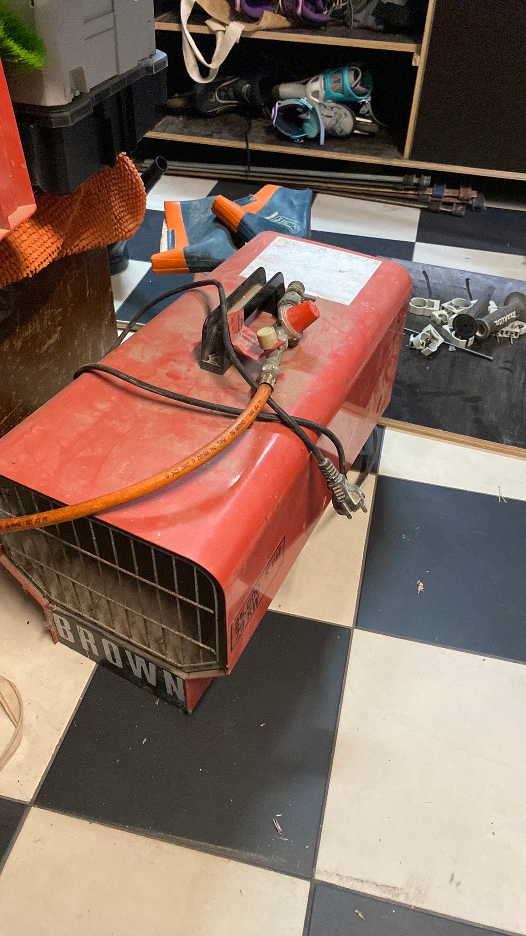 bouw verwarming gas 29 kw, Ophalen, Gebruikt, Kachel