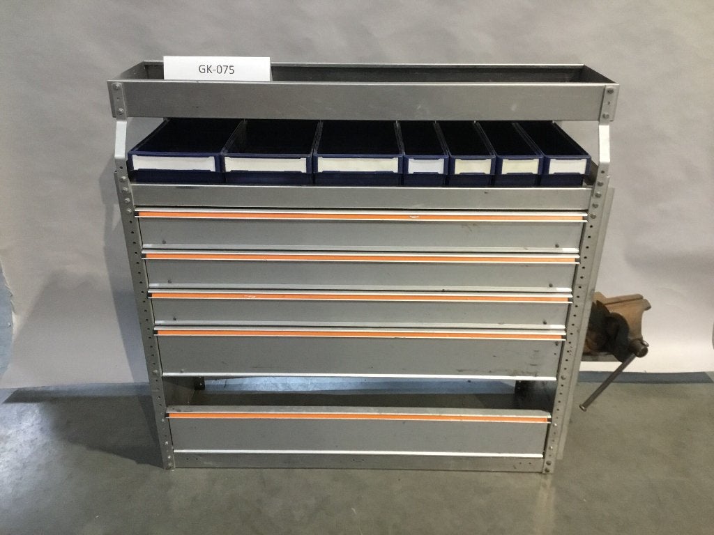 Aluminium Finnerup bedrijfswagen inrichting GK-075, Ophalen of Verzenden