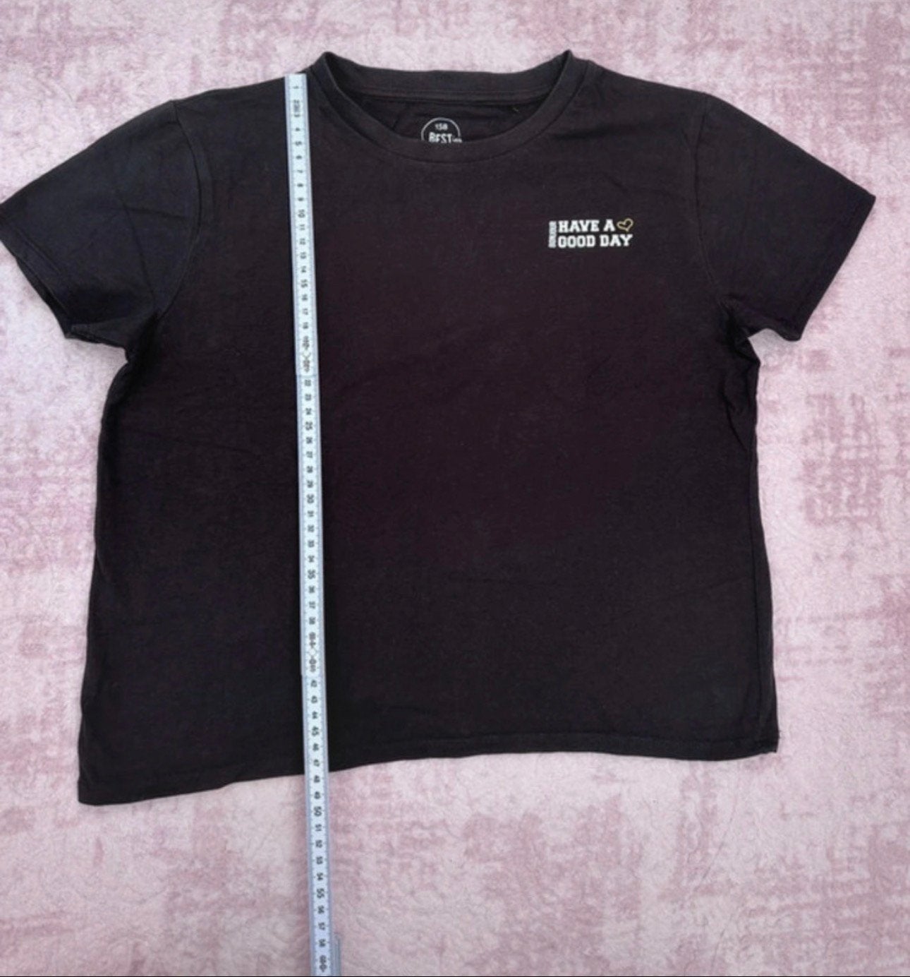 Zwarte t-shirt, Kinderen en Baby's, Ophalen of Verzenden, Zo goed als nieuw, Meisje, Shirt of Longsleeve