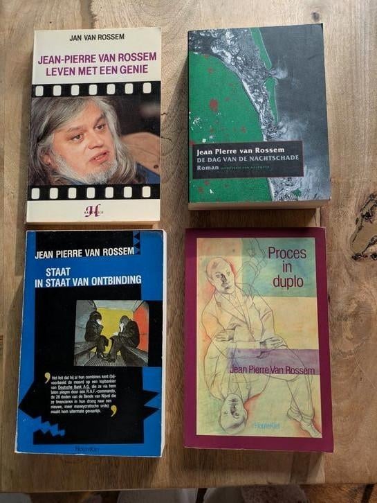4 x boek Jean-Pierre Van Rossem, Enlèvement ou Envoi, Utilisé, Jean Pierre Van Rossem