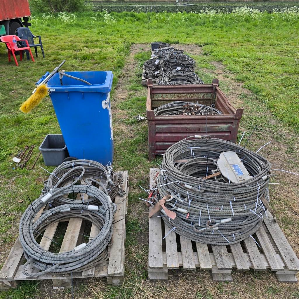 Staalkabel Tirfor metaal kabel hijskraan bouw bomen takels, Doe-het-zelf en Bouw, Lieren en Takels, Ophalen