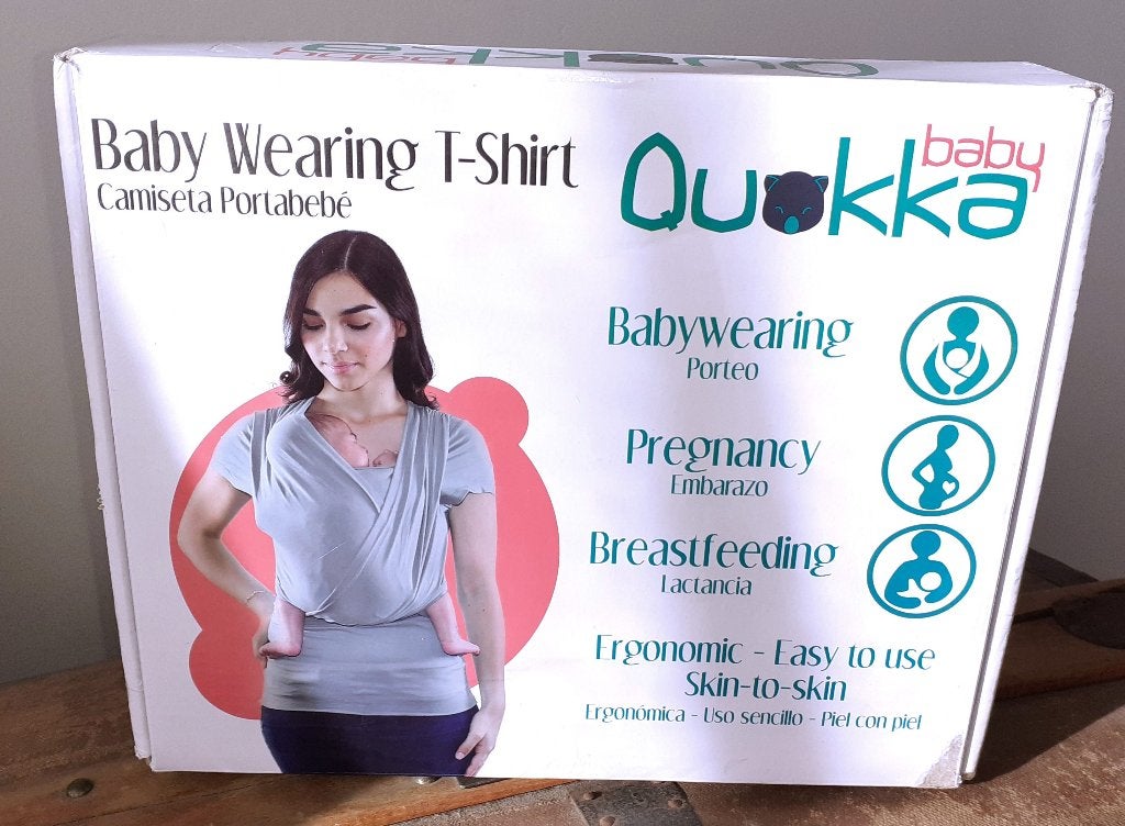 Baby draagshirt Quokka zwart S, Kinderen en Baby's, Babydragers en Draagdoeken, Nieuw, Overige typen, Buik, Overige merken, Ophalen of Verzenden
