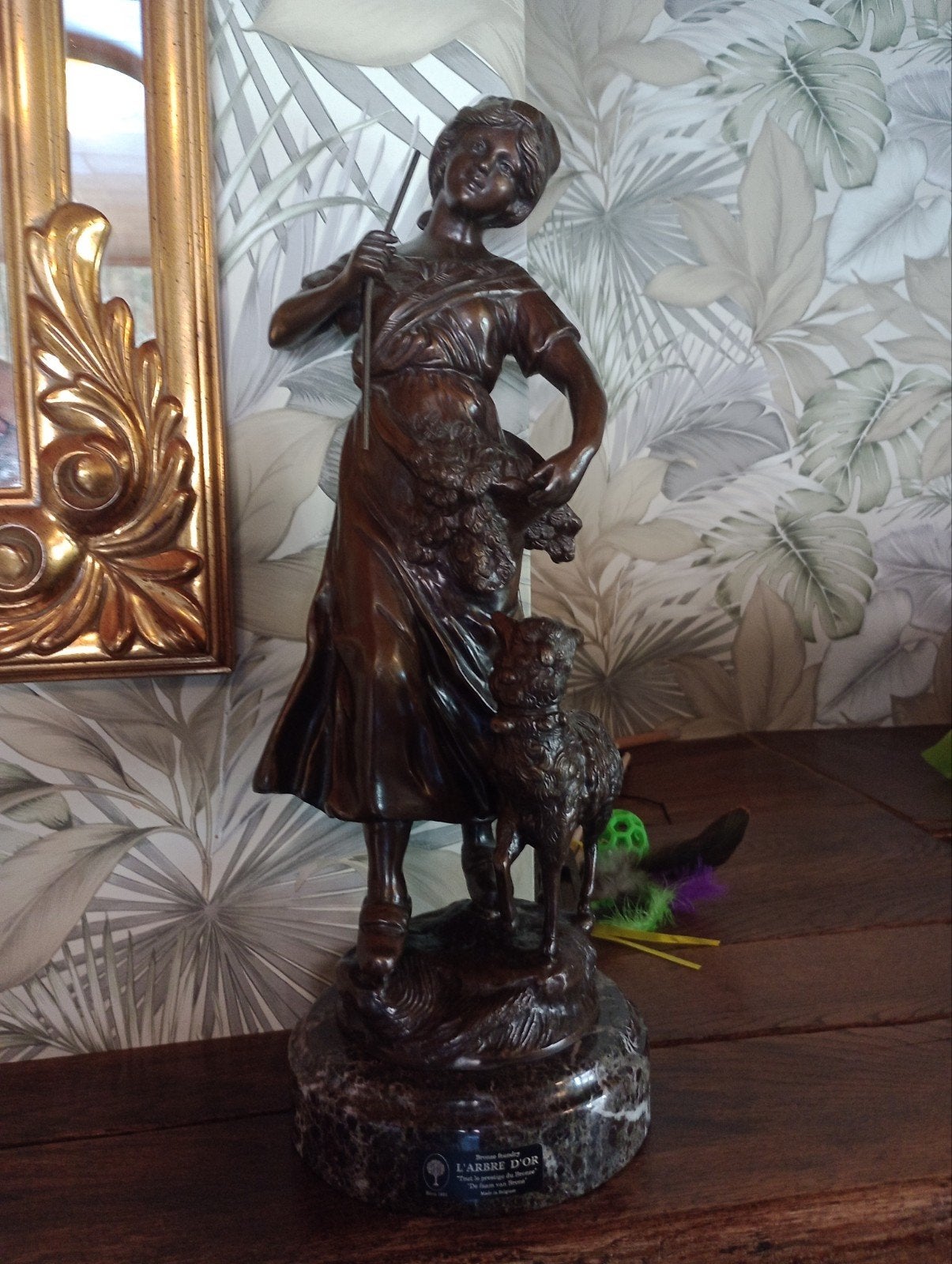 2 pièce, Moreau en bronze, Enlèvement, Bronze