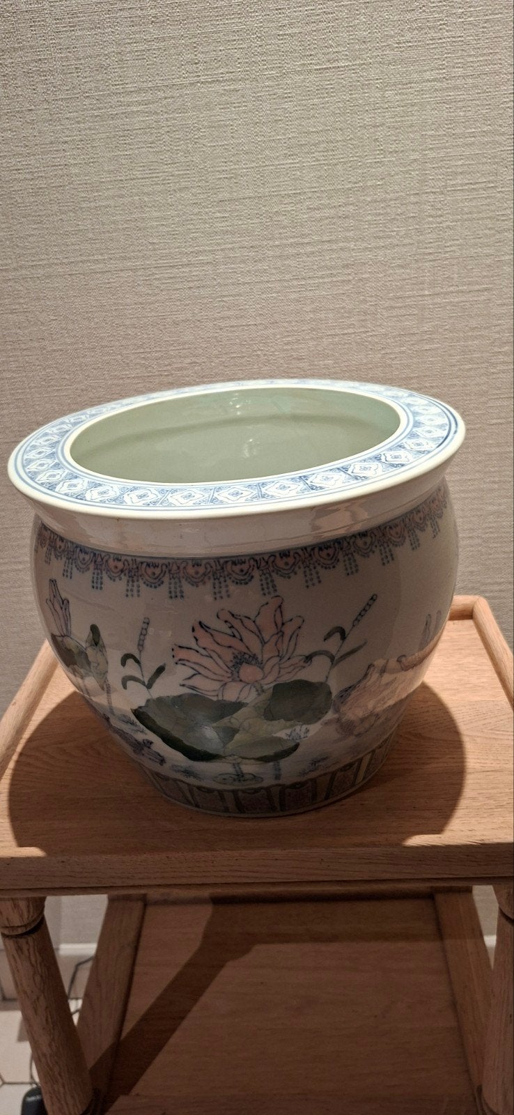 Cache en porcelaine chinoise - pot, Enlèvement