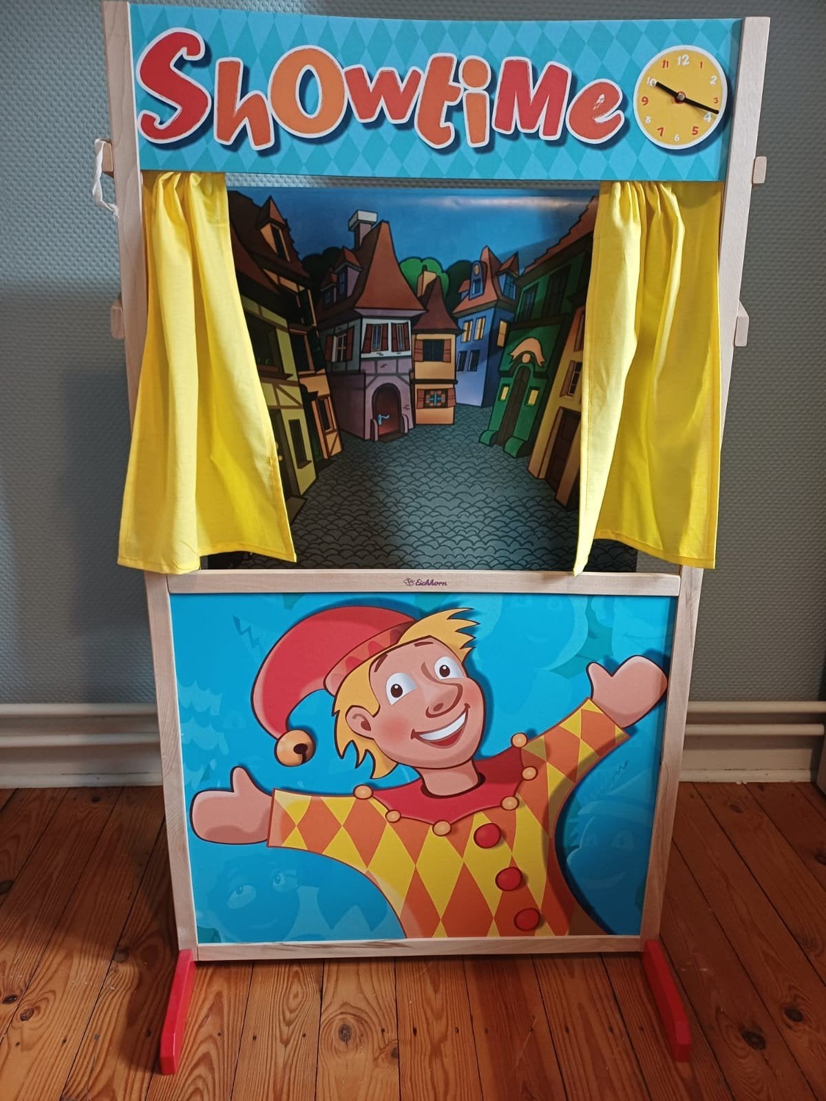 Poppenkast met 9 handpoppen, Kinderen en Baby's, Ophalen, Zo goed als nieuw