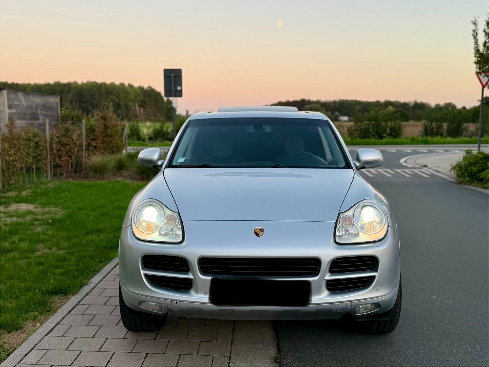 Porsche cayenne 3.2i Lichte Vracht Eerste eigenaar 154000km, Autos, Achat, Noir, 5 portes, Automatique
