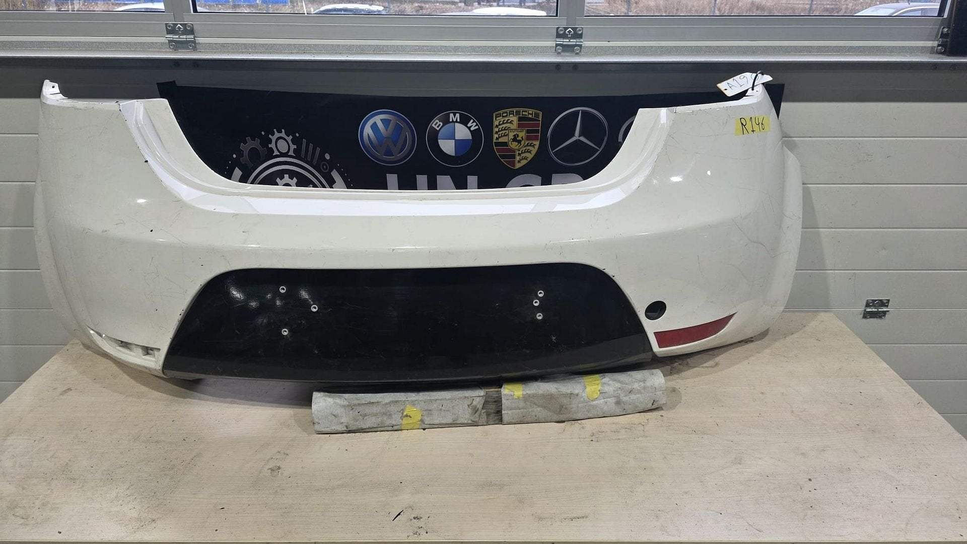 Seat Leon (1P) Achterbumper, Auto-onderdelen, Gebruikt, -, -, Ophalen of Verzenden