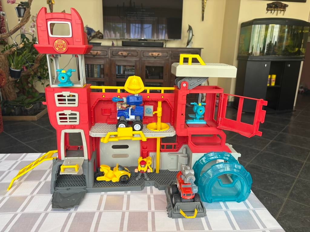 Brandweerkazerne speelset speelgoed Transformers Playskool, Kinderen en Baby's, Speelgoed | Educatief en Creatief, Ophalen, Zo goed als nieuw