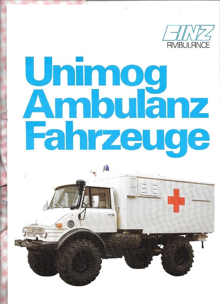 MERCEDES UNIMOG,  BINZ-ambulance, Ophalen of Verzenden, Zo goed als nieuw, Mercedes