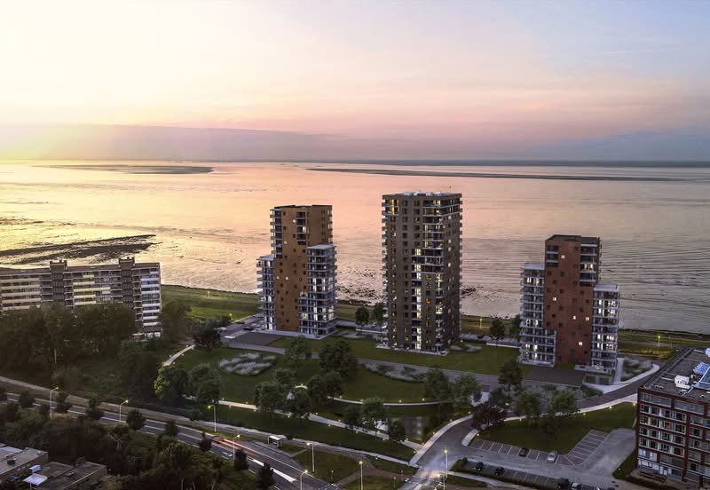 Hoekappartement met ruim balkon in Terneuzen