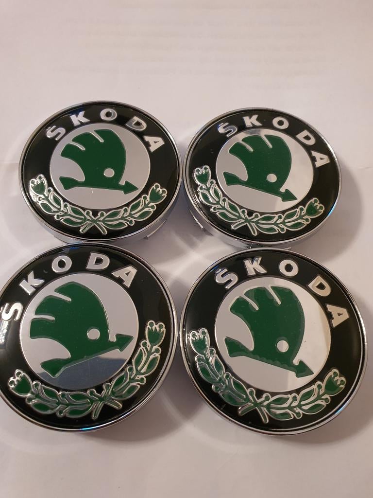 Skoda velgen naafdoppen buitenkant 56 mm 60 mm 65 mm, Ophalen of Verzenden, Nieuw