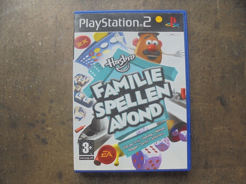 Hasbro Familie Spellen Avond voor PS2 (zie foto's), Puzzel en Educatief, Gebruikt, 1 speler, Ophalen of Verzenden