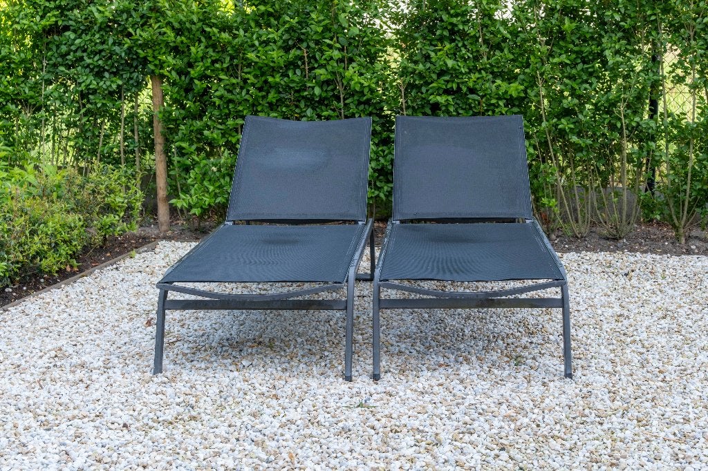 ligstoel, Tuin en Terras, Ophalen, Gebruikt, Aluminium, Verstelbaar