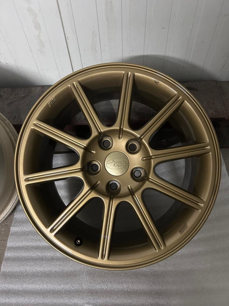Jantes OEM Subaru STI, Enlèvement