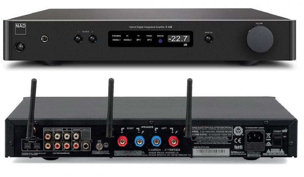 Nad C338 Dac Streamer en Bluetooth-versterker, Audio, Tv en Foto, Tuners, Ophalen, Zo goed als nieuw