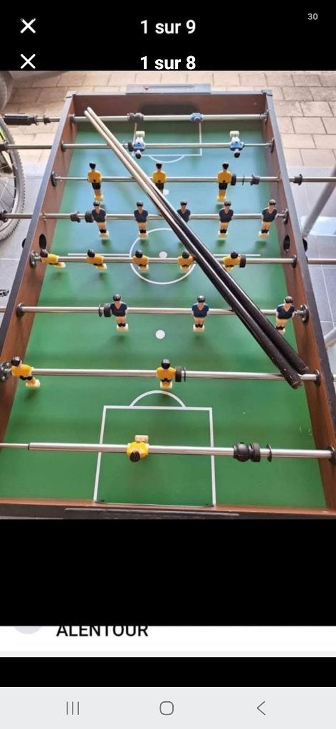 Baby-foot à partir de 8 ans, Enlèvement, Comme neuf